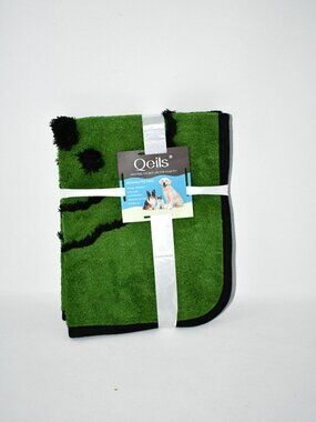 Qeils Reusable Puppy Pads, 2 Pack, Washable Dog Pee Pads, 18x24, Green, NWT
